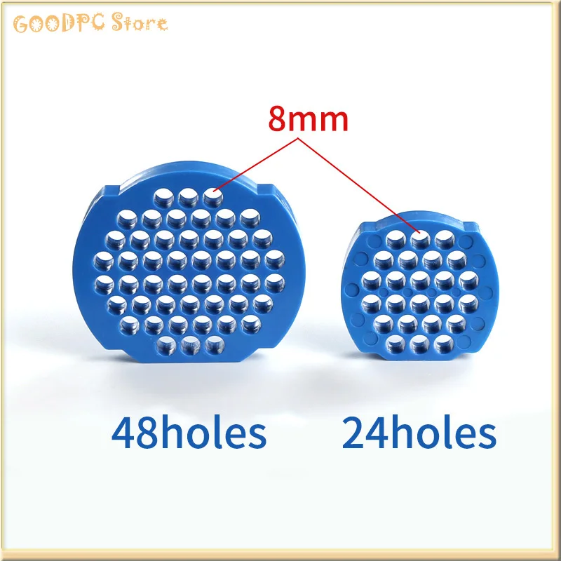 Cable Comb Tool 8mm 24/48 Holes Cable Dresser Organizing Tool for Computer Room Tidying Plastic Wire Combing Cable