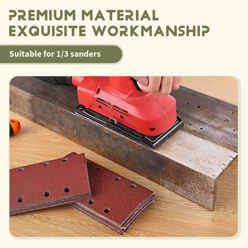

Sanding Blocks 30Pcs Square Sandpaper Sanding Paper Sheet 95X185mm Sander Hook Loop Disc Abrasive Tools for Wood Polishing Tools
