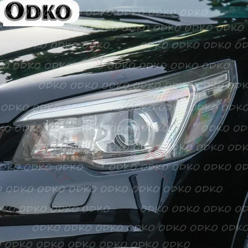 

2 шт. для Subaru Forester 2019 2020, защитная пленка для фар автомобиля, прозрачная черная наклейка из ТПУ, прозрачная наклейка