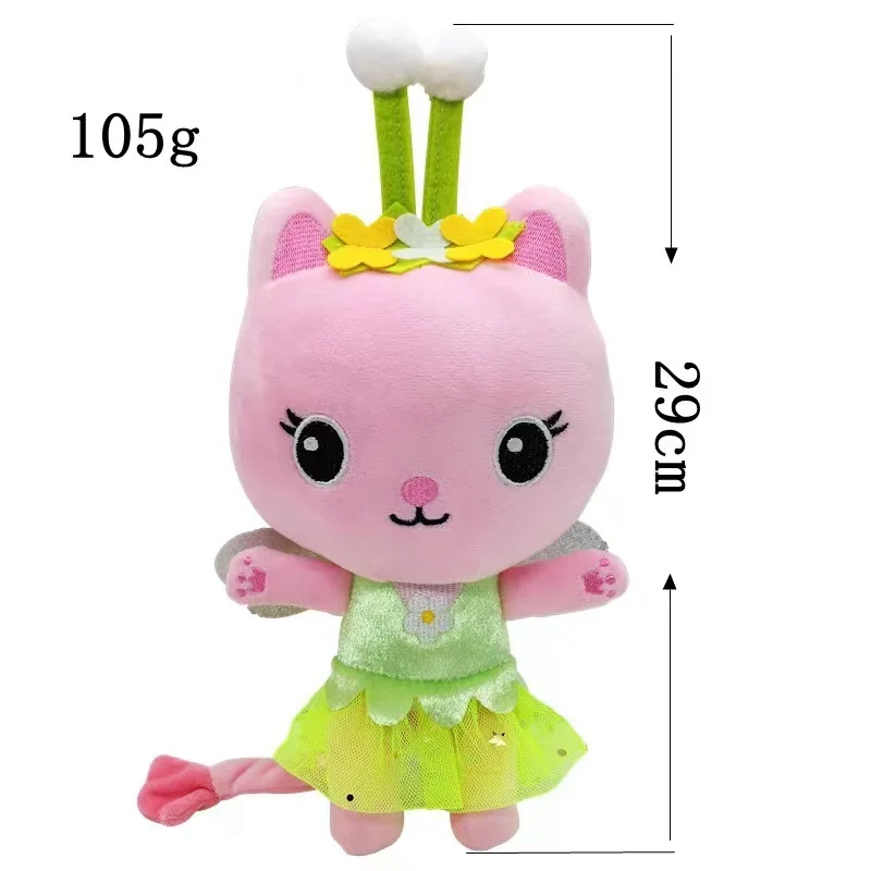 Hot Gabby Dollhouse Plush Toy Mercat Cartoon Stuffed Animals Smiling Cat Car Cat Hug Gaby Girl Dolls Kid Birthday Christmas Gift