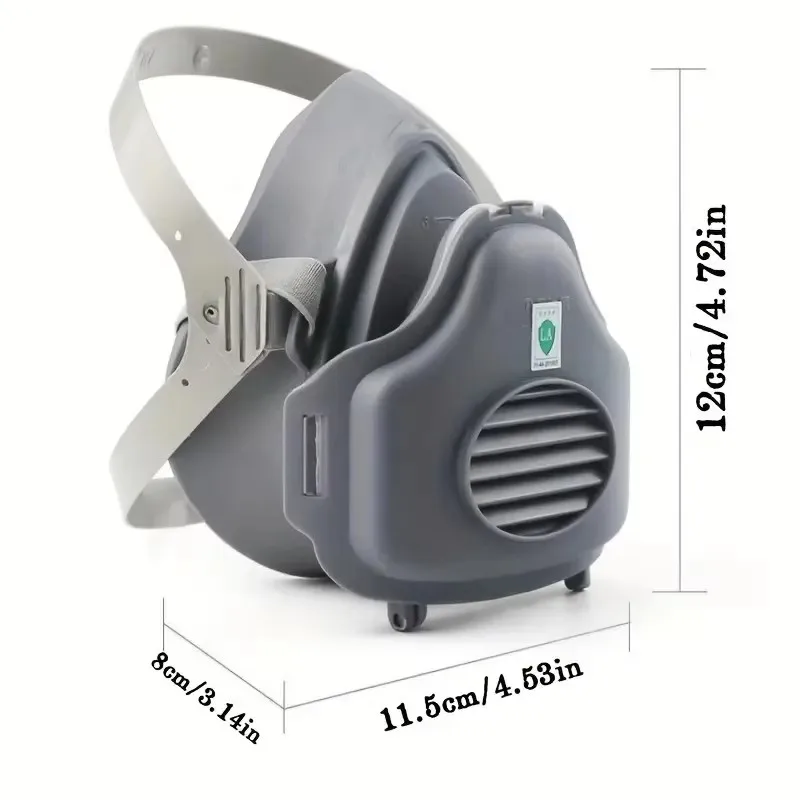3700 Half Face Dust Masks Dust Safe Work For Carpenters Construction Workers Industrial Dust Grinding Coal Mines Cement Plants