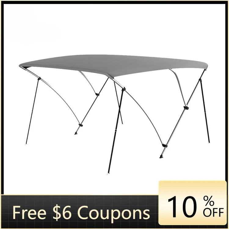 

Алюминиевый изогнутый каркас STLF для бимини-тента на 2-3 лодки, тент для надувной лодки, рыболовной лодки, динги, складной чехол для лодки