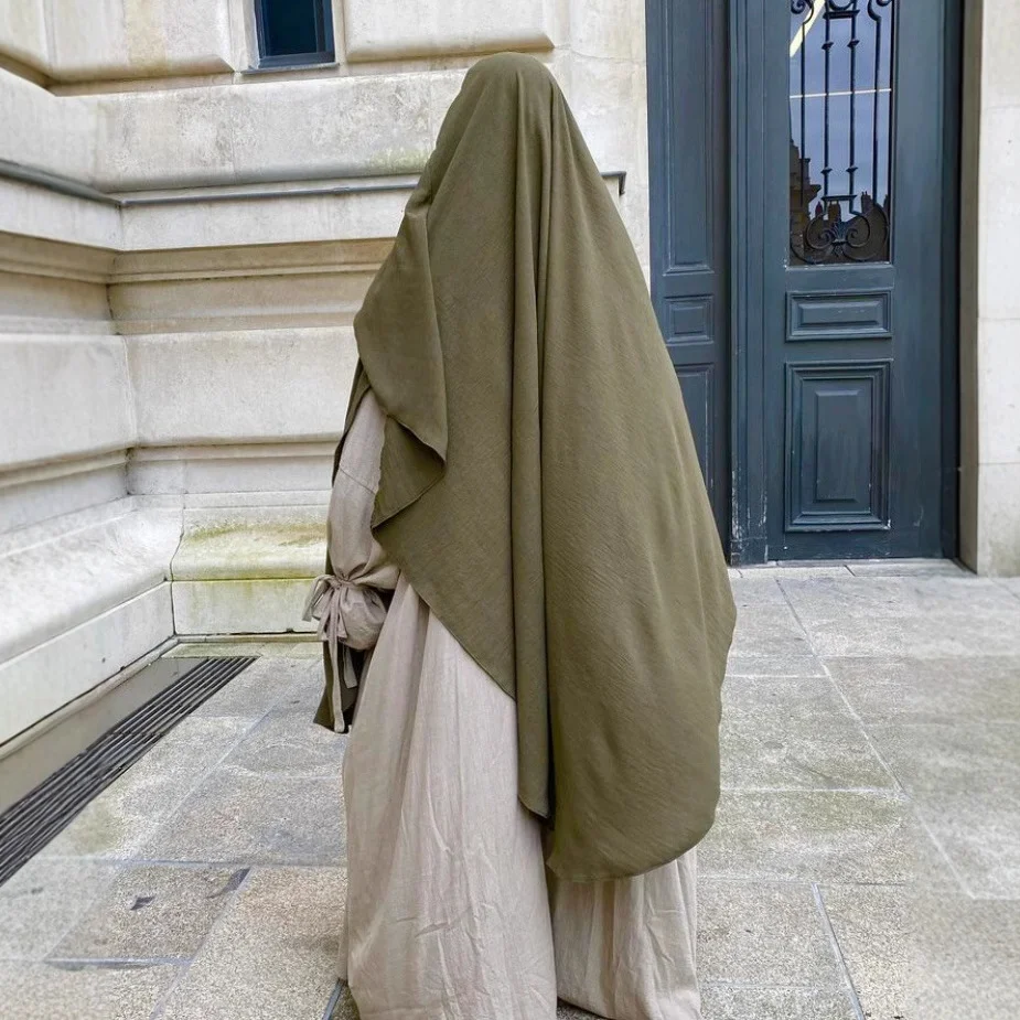 Feminino simples oração xale envolve lenço instantâneo hijab grande camada única roupas abaya muçulmano lenço preto