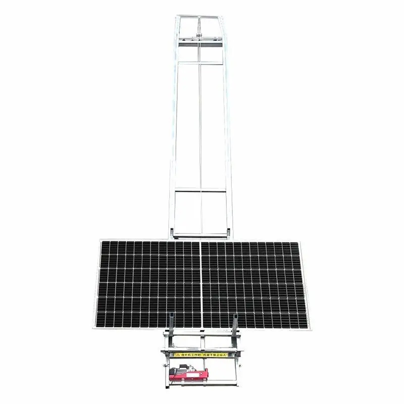 New Sloped Surface Material Lift Auto Turning Climbing Hoist Small Ladder Elevator  Tile Door And Window Material Delivery Work