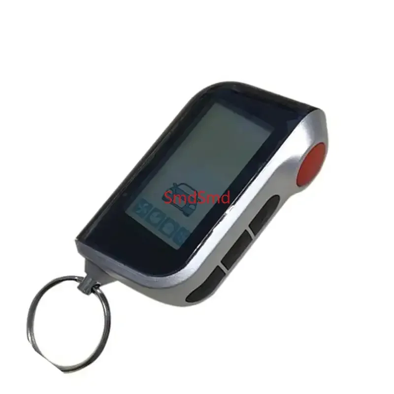 10PCS/lot A93 Vertical LCD Remote Control Keychain for Russia Starline A93 Two Way Car Burglar Alarm System Keyrings, 2CAN, 2LIN