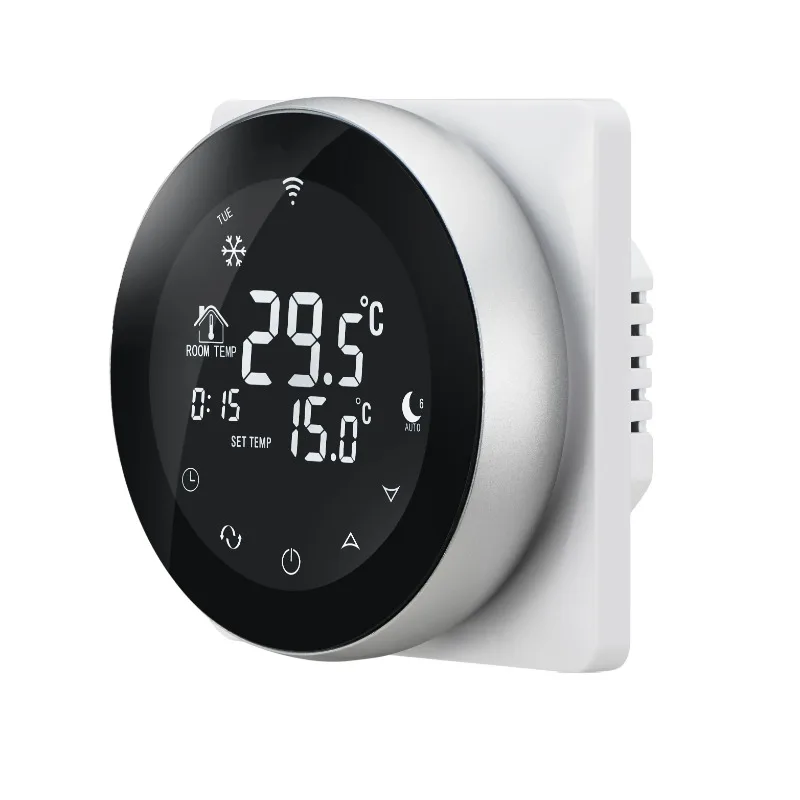 Voice control Smart home LCD display WiFi thermostat Programmable temperature controller