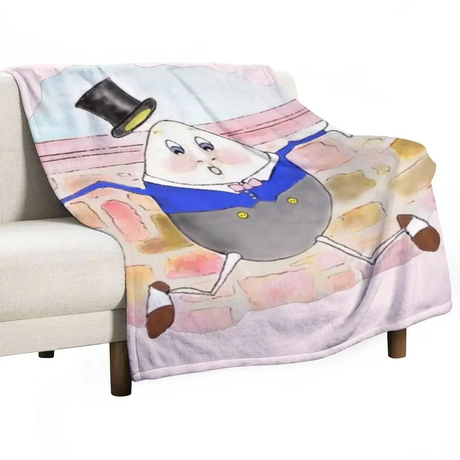 Humpty Dumpty Had a Great Fall Throw Blanket Decorative Sofa Luxury Designer Extra Large Throw Blankets