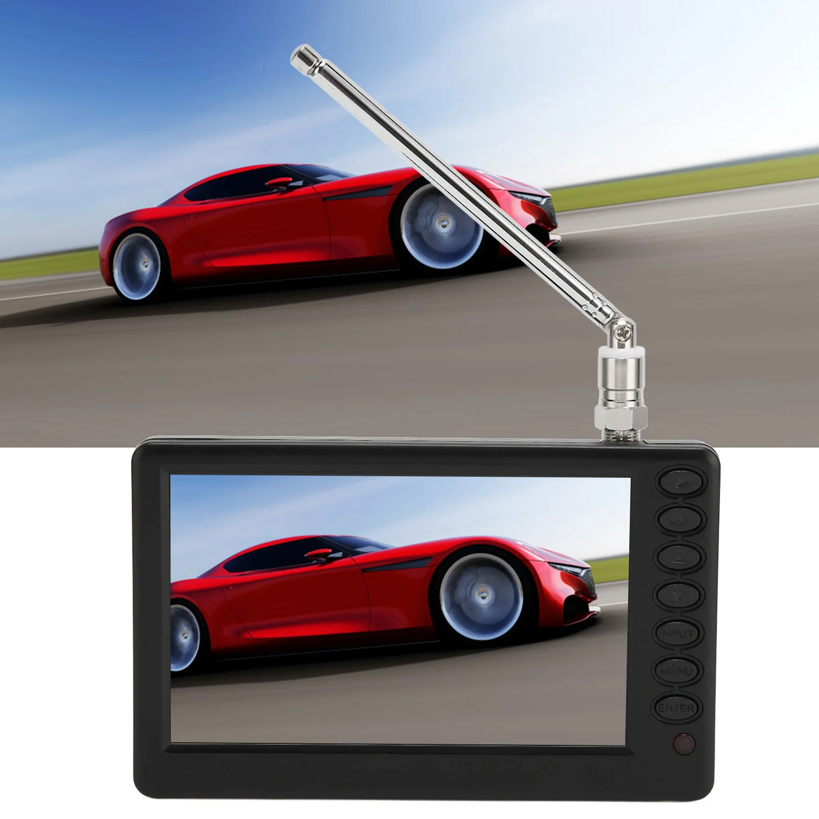 

5-дюймовый портативный телевизор ISDB T-совместимый перезаряжаемый мини-цифровой телевизор 1080P Мини-цифровой телевизор Мини-телевизор Цифровой телевизор