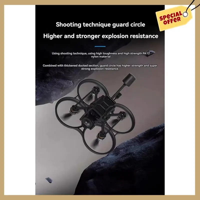 أداء مستقر - لإطار BETAFPV Pavo20 بدون فرش مع دعامة HD VTX المتوافقة مع DJI O3 لأجزاء الطائرة بدون طيار FPV مقاس 2 بوصة B