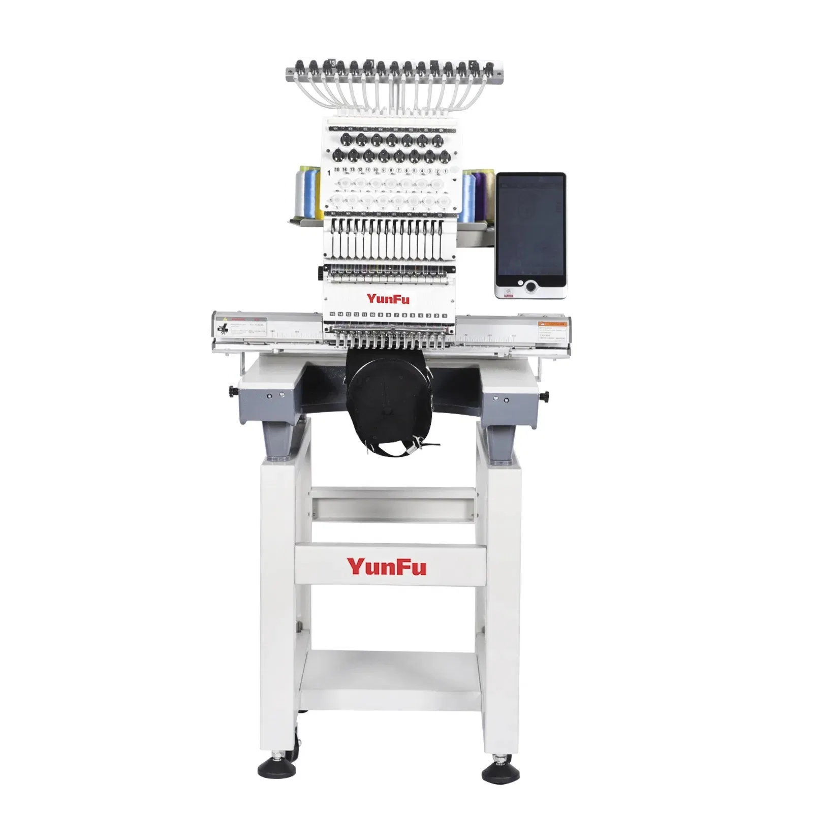 DDP Computer Single Head 12/15 Needles 350*500mm Automatic Embroidery Machine For T-Shirt/Cap/Flat view 6
