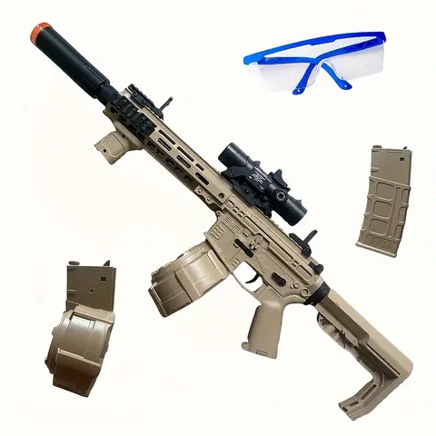 Pistola Blaster, Blaster de bola eléctrica, pistola de juguete genial de alto rendimiento de pistola Orbeez, juguetes de bola de salpicaduras recargables para actividades al aire libre