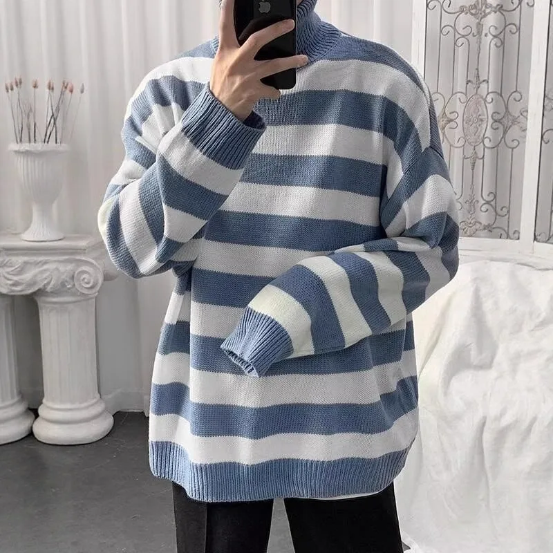 

Sweaters men trend bottom knitted sweaters Korean couples pullover men's clothing