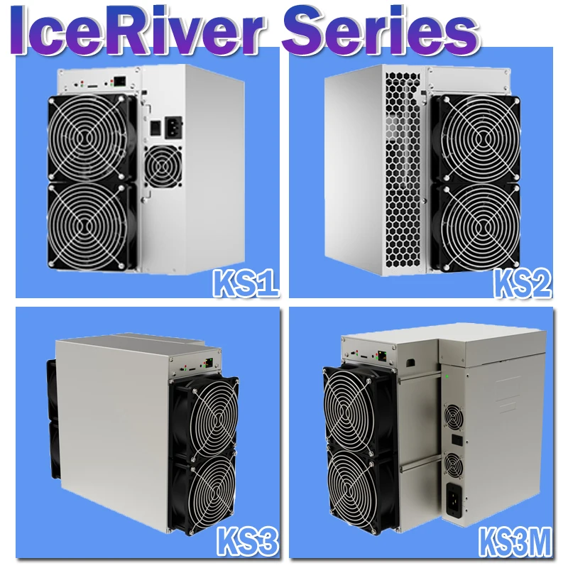 In Stock KS0 Ultra IceRiver KAS KS2 KS3 KS3M KS5M KS5L Asic Miner Kaspa Mining Cryptocurrency Machine New Server, Free Shipping