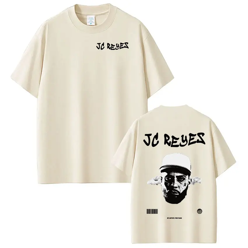 Rapper Jc Reyes T Shirt Men Women Clothing Hip Hop Fashion T-shirts 100% Cotton High Quality Casual Oversized T-shirt Streetwear