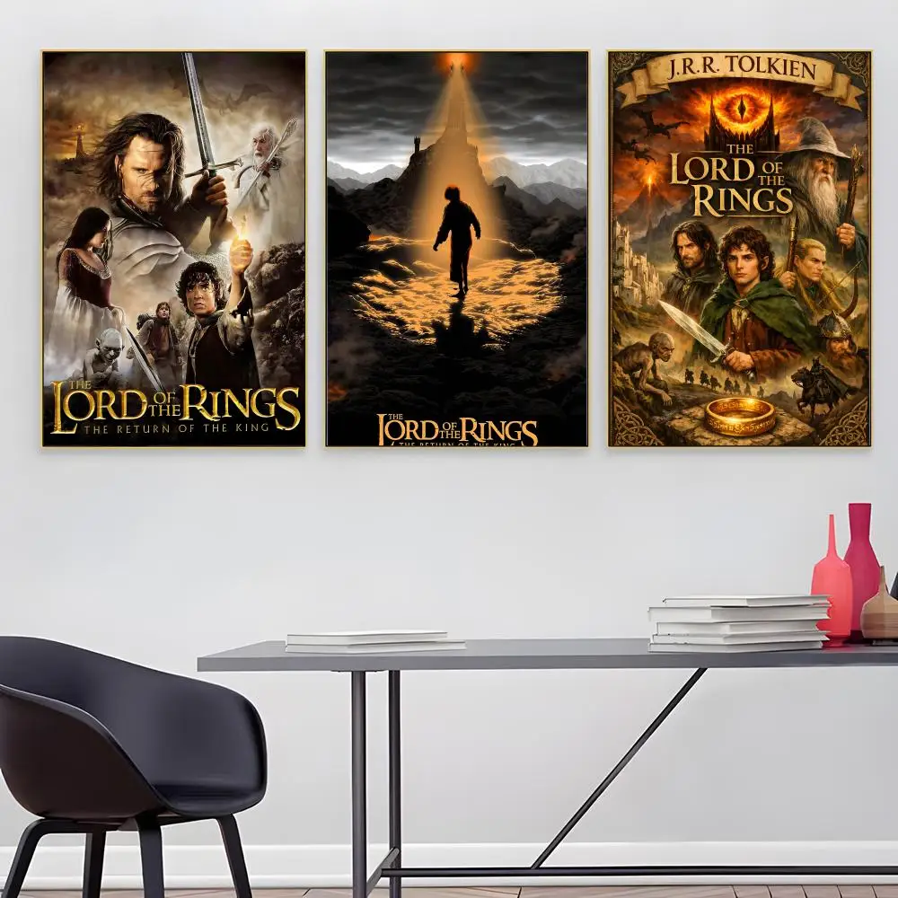T-The Lord Of The Rings Movie Painting Calligraphy Paper Print Home Living Room Bedroom Entrance Bar Cafe Art Decorative Paint
