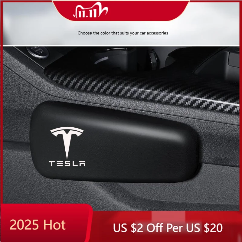

Car Sticker Tesla car leg cushions prevent scratches and drive for a long time and comfortably prevent driving fatigue