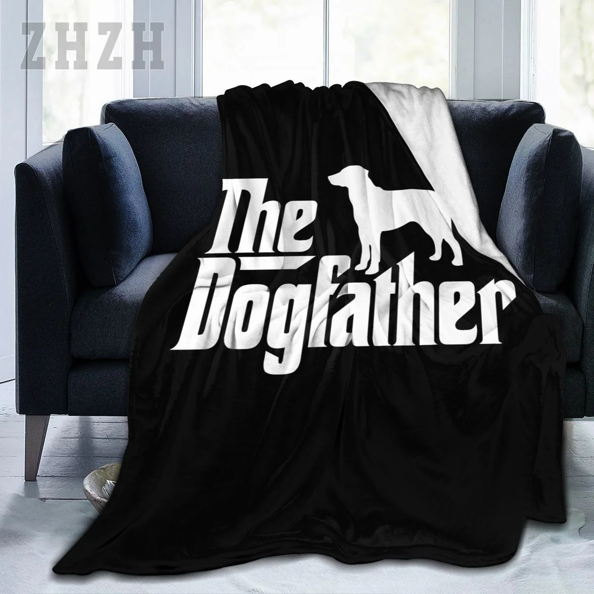 Blanket The Dogfather Labrador Retriever Dog Owner Flannel Multifunction Camping Sofa Cover Keep Warm
