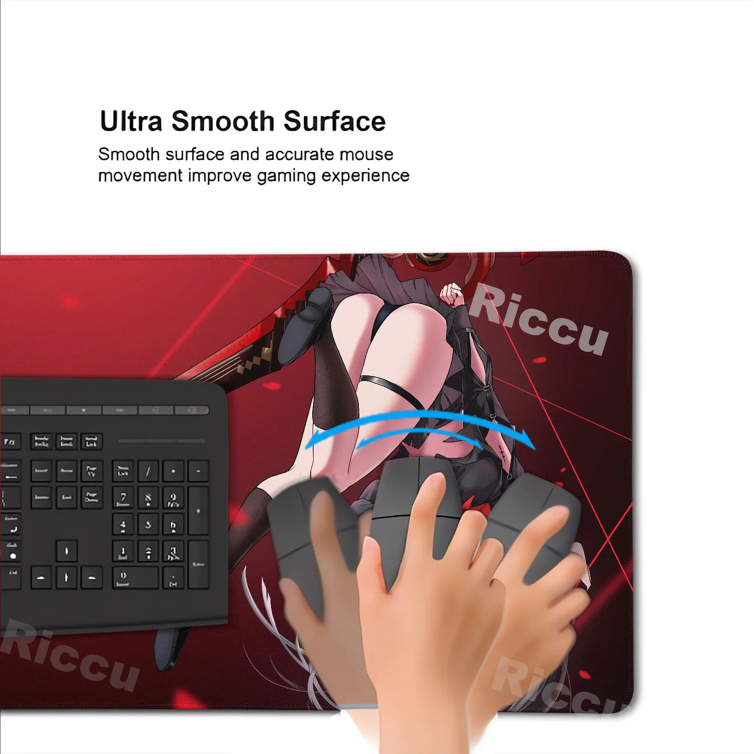 Hentai Wuthering Waves Chisa Mouse Pad sexy Gaming PC peripherals Computer Anime Game Keyboard Mouse Mat Rubber Laptop Mouse pad