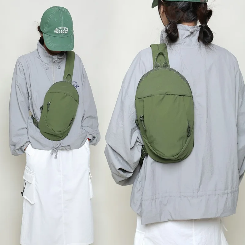 

Men's and Women's Outdoor Hiking Travel Nylon Cloth Shoulder Bag Commuting Single Shoulder Chest Bag Anti Splash Cycling