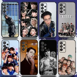 Hot A-ATEEZ Kpop Phone Case For Samsung S24,S21,S22,S23,S30,Ultra,S20,Plus,Fe,Lite,Note,10,9,5G Black Soft Cover