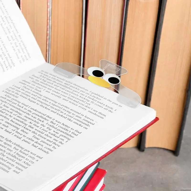 Transparent Reading Book Marker, Page Marker, Titular, Bookmarks, Clipes de Papel para Livros, Piano Partituras, Documento