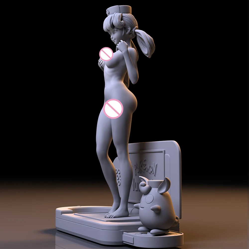 مجموعة نماذج طباعة ثلاثية الأبعاد من الراتنج ، ممرضة لطيفة ، ملاك أبيض ، قناة SML ، تمثال مصغر ، ألعاب غير مصبوغة ،