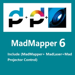 New Madmapper 6.1.2 Pro Bundle with MadLaser Projection LED Large Screen Playback Controller /Updates/Stable MadLaser