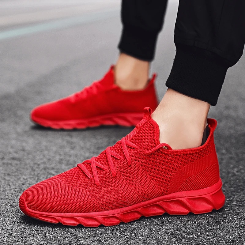 Fashion Men Casual Shoes Men Sneakers Brand Men Shoes Loafers Slip On Male Mesh Flats Big Size Breathable Spring Autumn Summer