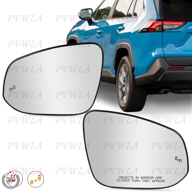 

Side Mirror For Toyota RAV4 US Version 2014 2015 2016 2017 2018 Heated Blind Spot Rearview Mirror Glass 879610R100 8790704020