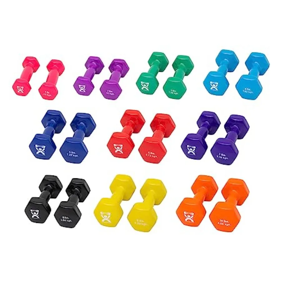 Vinyl Coated Dumbbells for home gym use, durable vinyl material, black color with ergonomic grip and rust-resistant steel core