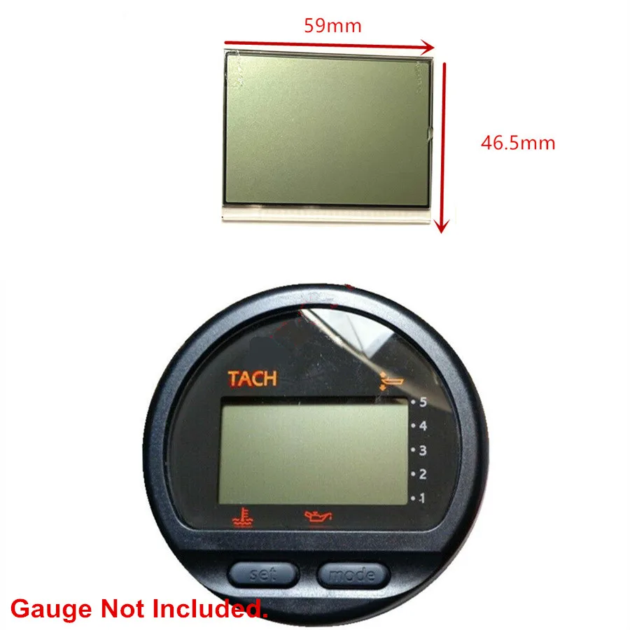 6Y5 Tachometer LCD Display