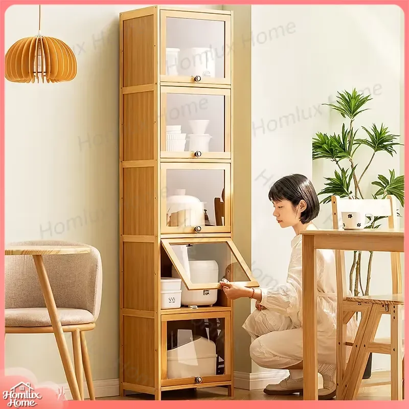 Kitchen Cabinet Organizer Storage Shelf for Living Room Sideboard Bathroom Bedroom Home Organization System Adjustable