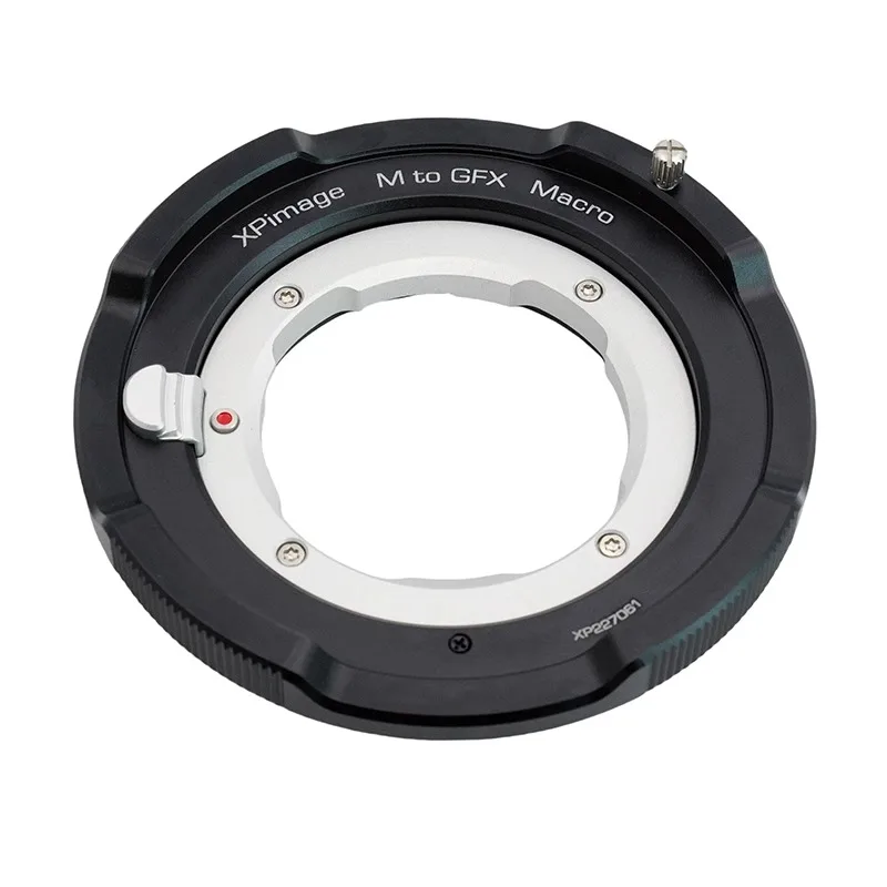 XPimage LM-GFX Macro Lens Adapter Manual Focus for Leica M Zeiss ZM Voigtlander VM Lens to Fujifilm GFX Camera 100SII/100S/100II