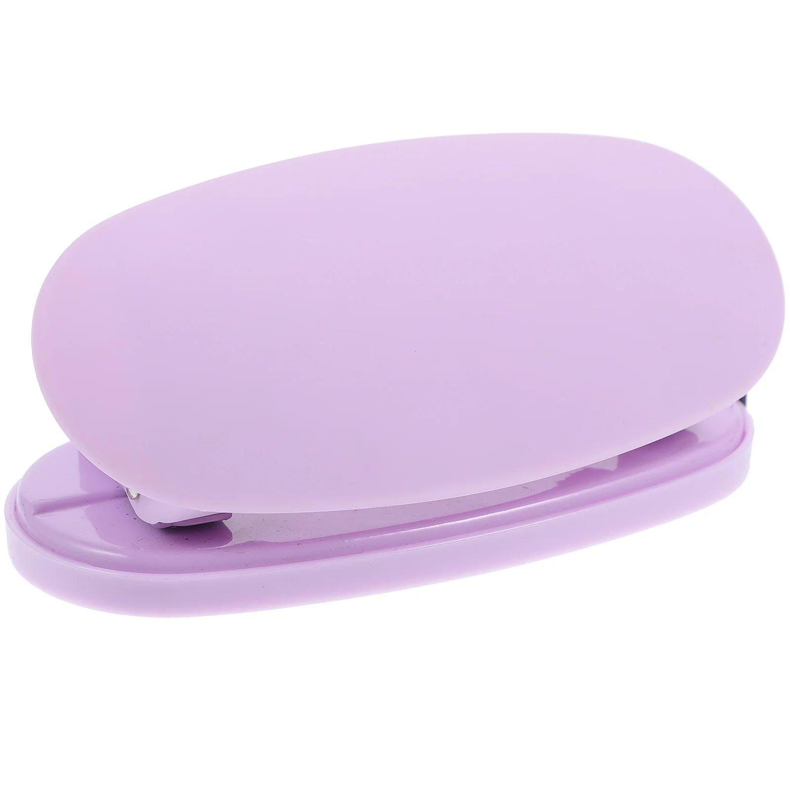 

2 hole Puncher 6cm Pink Metallic Desktop Hole Punch for Paper Sheets Craft Gifts Tags Office School Stationery Tool Durability