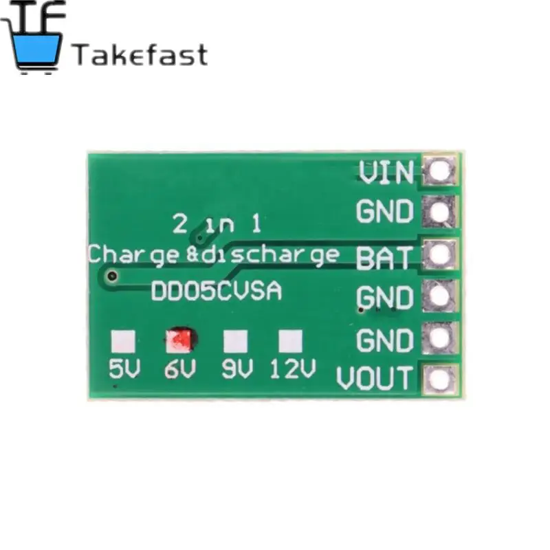 3.7V 4.2V Charger 5V 6V 9V 12V Discharger Board DC DC Converter Boost Module For Diy Solar Mobile Power Charger Lithium Battery