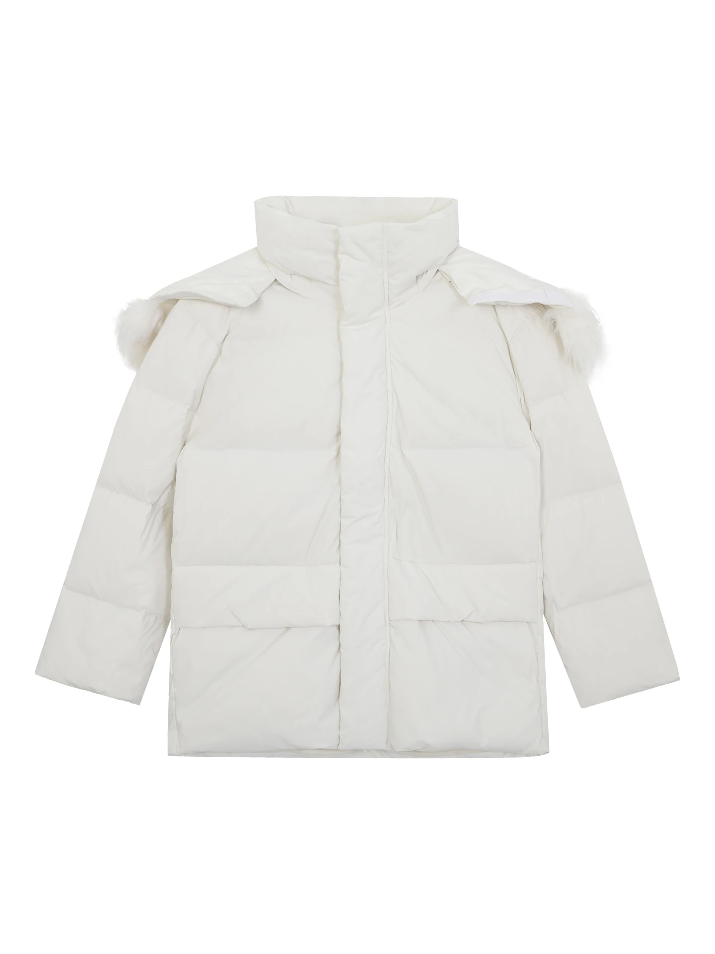 Red Celebri Studio Женская пуховая куртка Jaet Winter Thiened White с капюшоном 90 White Du down Теплая верхняя одежда Длинная молния све