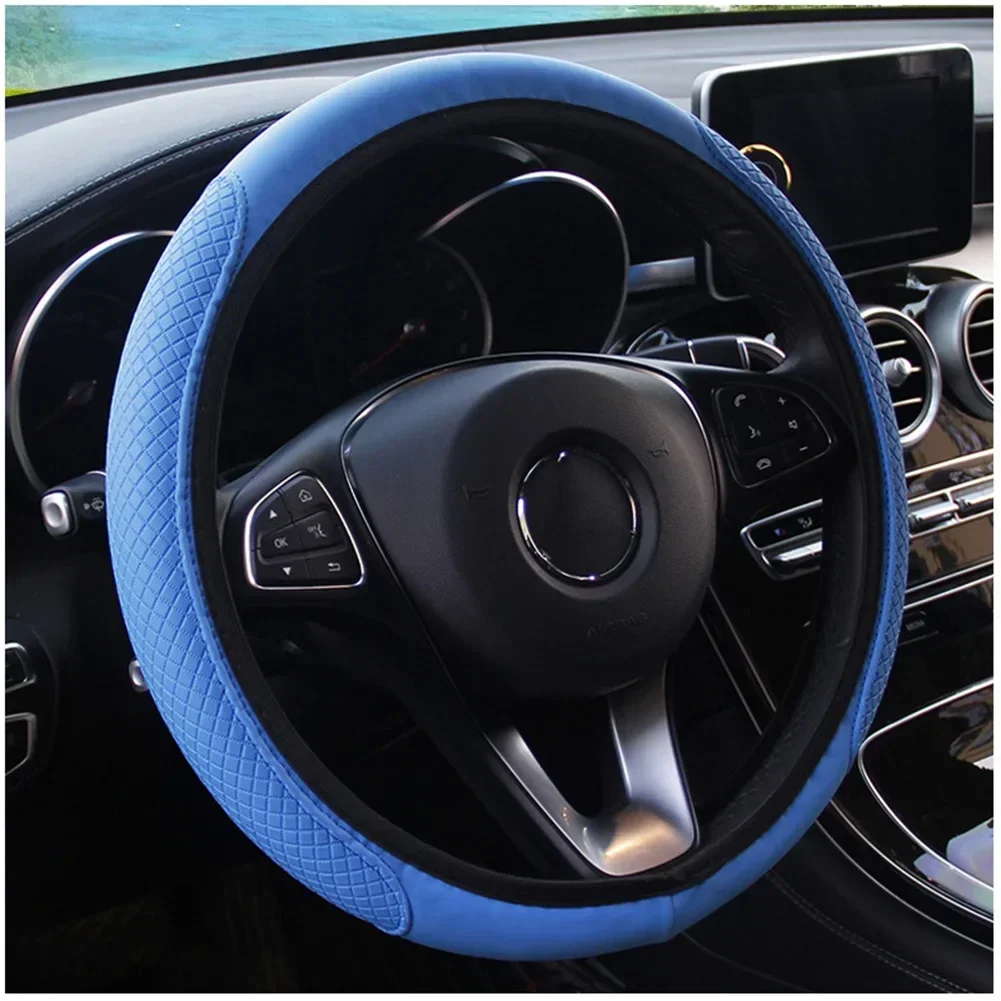 VERYUS Car Steering Wheel Cover  For 37-38CM Diameter Steering Wheel Car Accessories Non-slip Wearproof NEW