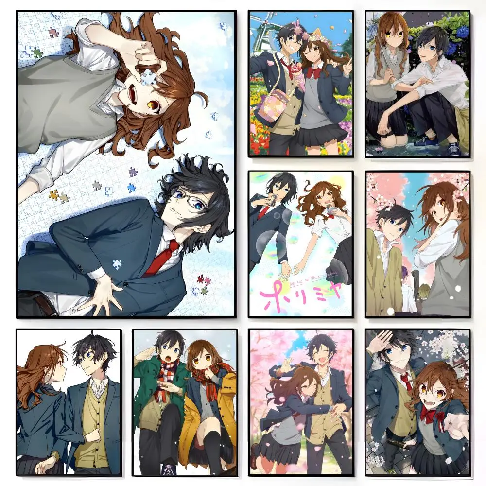 romance anime H-Horimiya Poster American Film Mural Home Childrens Room Wall Decor Print