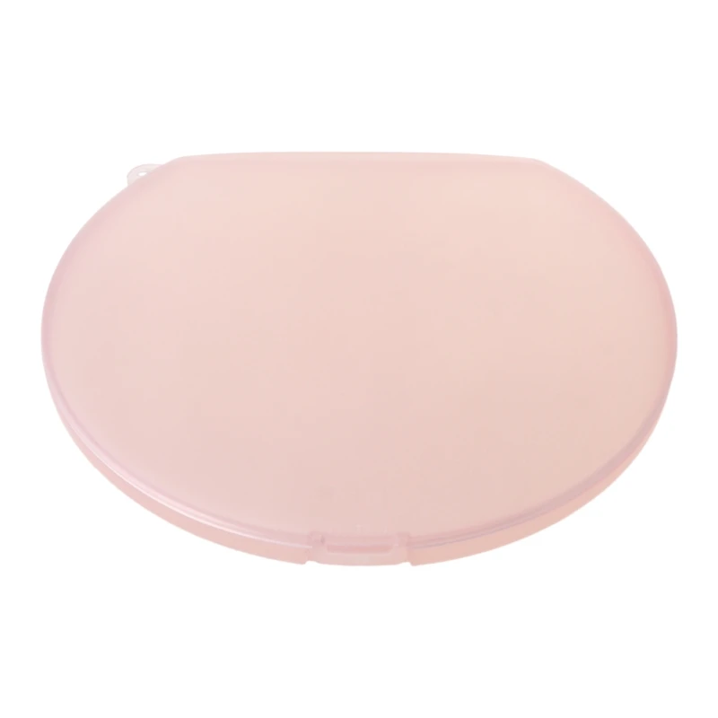 Disposable Face Mask Round Storage Box Frosted Plastic for Case Portable Dustproof Mouth Cover Holder