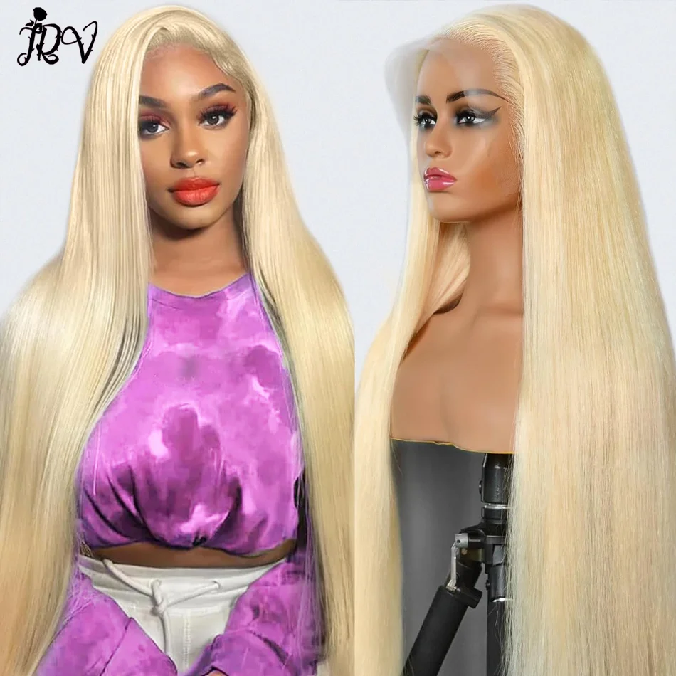 613 Straight Lace Front Human Hair Wigs 4/27 Colored 180% Density 13X4 HD Lace Front Human Hair Wigs 28 30inch