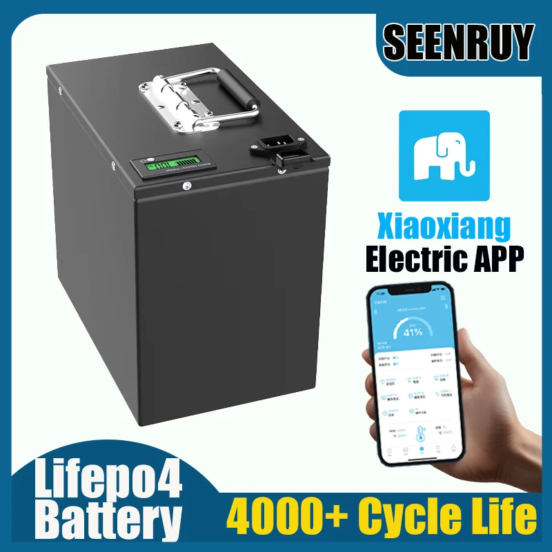 LFP 36V 80AH LIFEPO4 Battery Free Charger with BMS 80A 100A 120A for Forklift Food Truck Sightseeing Vehicle Golf Cart