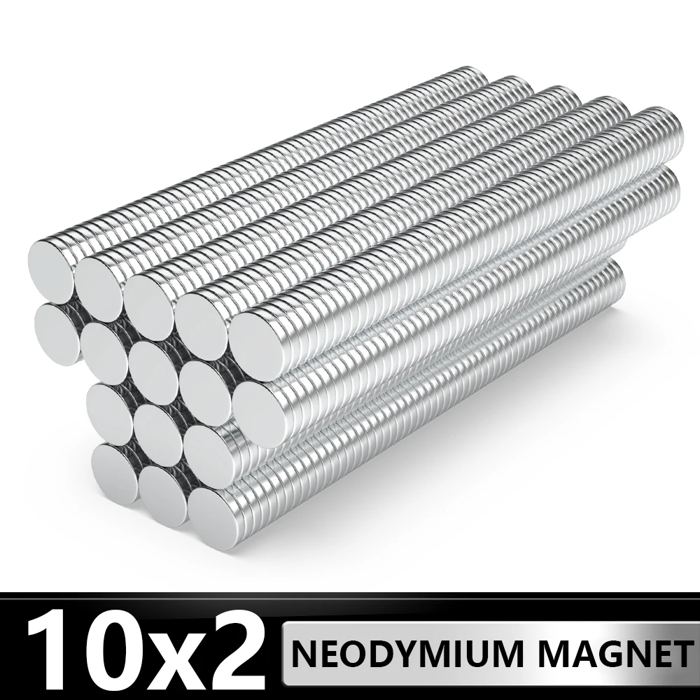 5~1000 Pcs Small Round Magnet 10x2 Permanent NdFeB Super Strong Powerful Magnets imans N35 10mm x 2mm Neodymium Magnetic