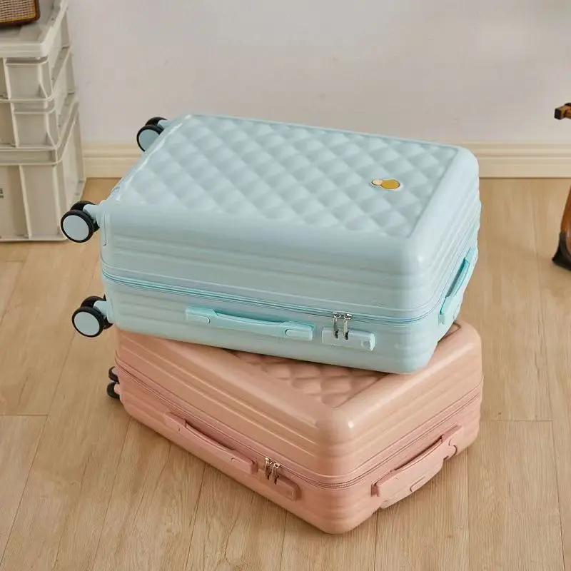 2PCS/SET Fashion Cosmetic Bag 20/22/24/28 Inch Girl Students Trolley Case Travel Spinner Password Luggage Woman Rolling Suitcase