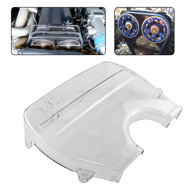 

Clear Timing Belt Cover for for Toyota Supra JZA70 90-93 Mark II/Cresta/Chaser JZX81 90-92 JZX90 92-93 Soarer JZZ30 91-93 1JZGTE