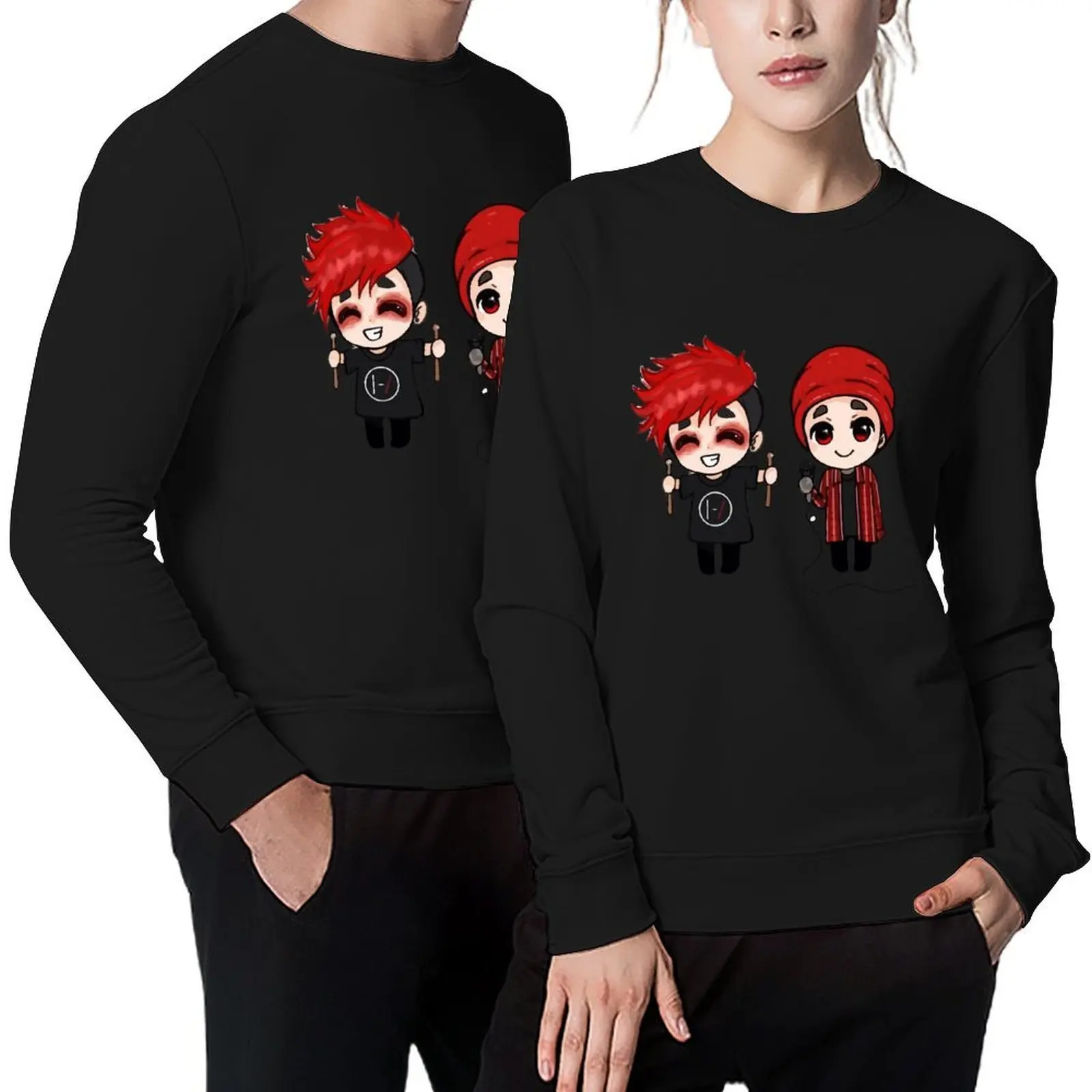 

Emo Band Pullover blouse men's sweat-shirt graphic t shirts men autumn oversize sweatshirts