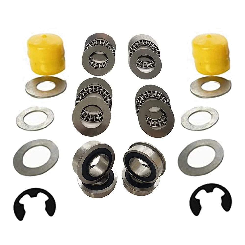 Effortless Installation Front Wheel Bearing Kit For Riding Lawn Mowers For M123811 AM127304 M143338 9040H Compatible