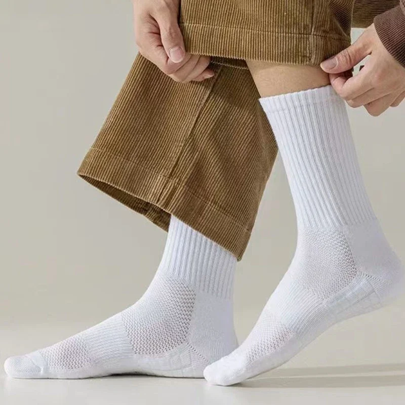 

Athletic Running Socks Cushion Socks Breathable Casual Ankle High Socks Outdoor Sports Workout Socks for Men Gifts