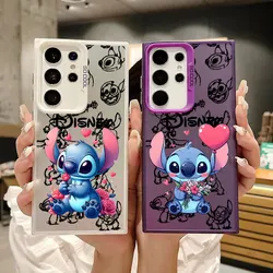 Śliczne Disney etui do Samsung Galaxy S23 Ultra S21 FE S24 Ultra S20 FE S22 Plus Note 20 S20 miękkie luksusowe etui na zderzak