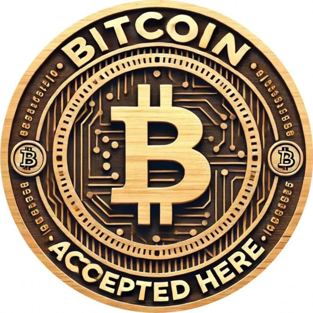 we accept bitcoin - Compre we accept bitcoin com envio grátis no AliExpress  version