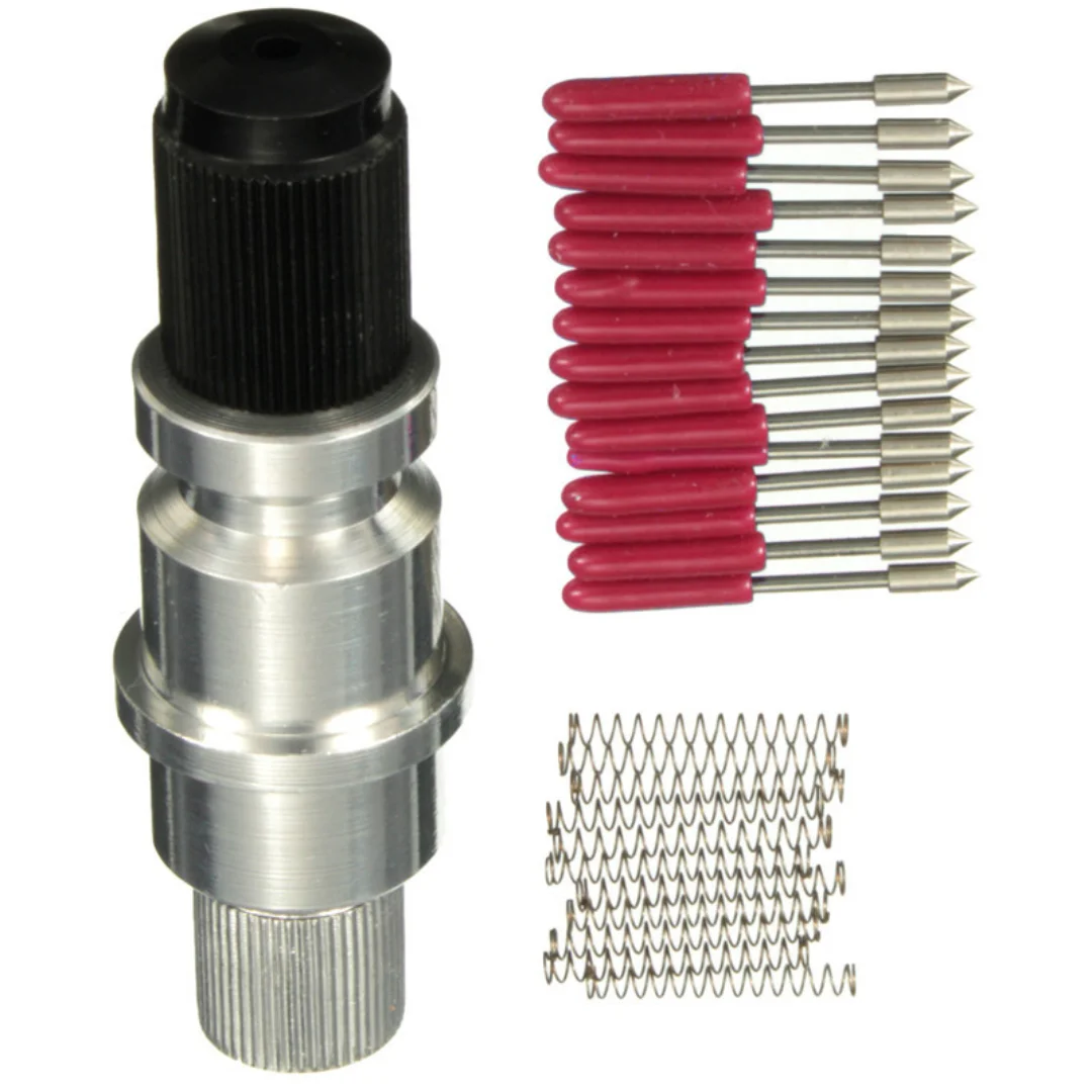 KZTech 15pcs lame per macchine per incisione della taglierina del vinile per Graphtec CB09 + 1pc supporto per lama cammeo Silhouette CB09U ad alta durezza